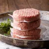 Stacked meat patties