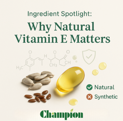 Why Natural Vitamin E Matters for Premium Supplements