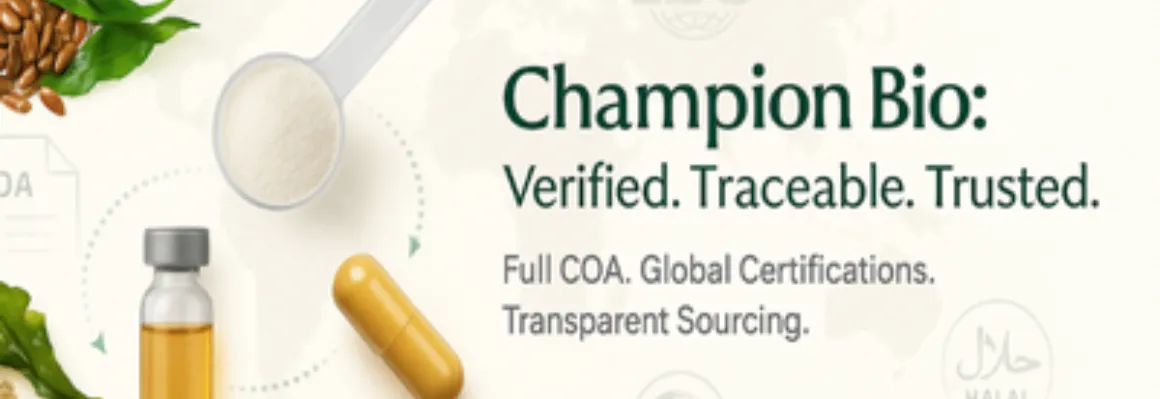champion bio full COA, global certified