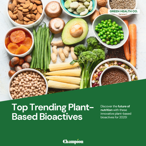 The Growing Demand for Plant-Based Bioactives in Supplements