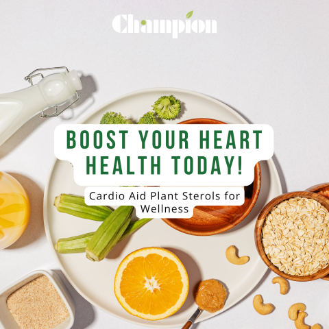 Did you know that plant sterols are one of the most effective natural ingredients to support heart health and cholesterol management?