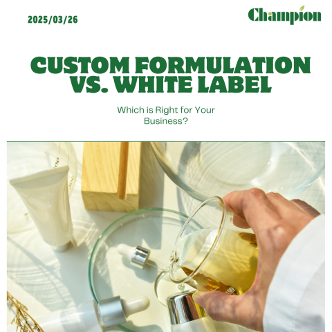 Custom Formulations vs. White Label Supplements: Which Strategy Is Right for Your Brand?
