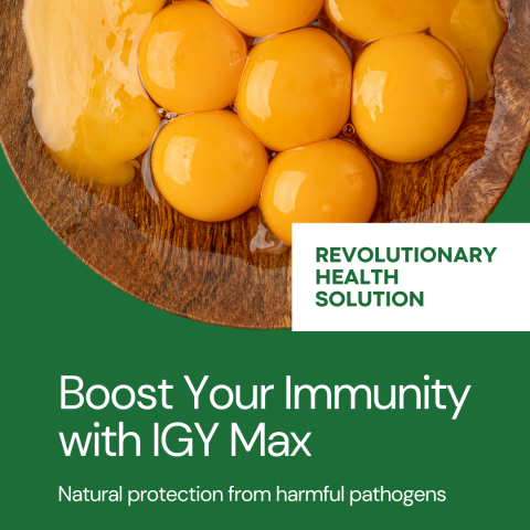 IGY Max: Immunity Innovation from Egg Yolk Antibodies