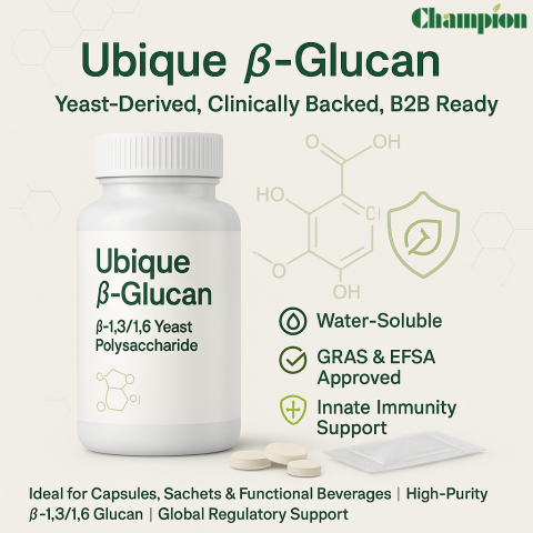 Ubique β-Glucan Immune Support Ingredient