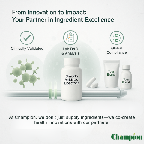 Champion: Your Trusted Global Partner in Functional Ingredients