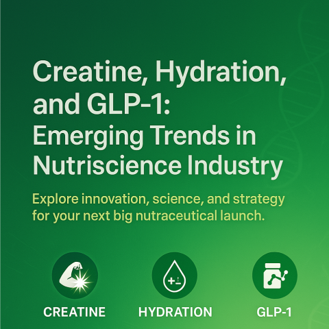 Creatine, Hydration, and GLP-1: Emerging Trends in the Nutriscience Industry