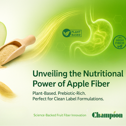 Apple Fiber: A Clean-Label Functional Ingredient for Digestive Wellness and Nutritional Balance