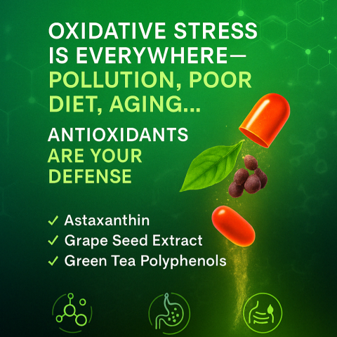 The Power of Antioxidants: Protecting Cellular Health in an Oxidative World