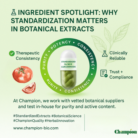 Ingredient Spotlight: Why Standardization Matters in Botanical Extracts