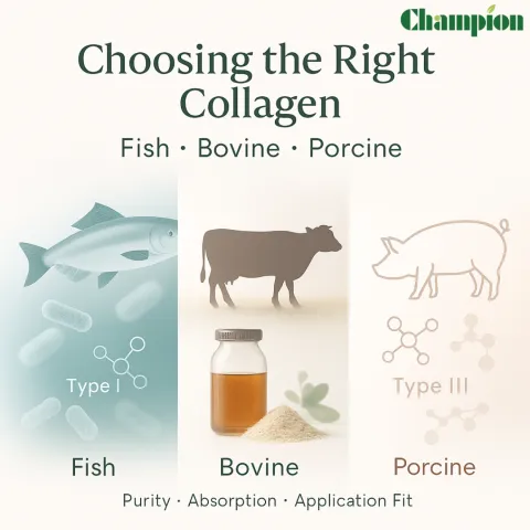 Choosing the Right Collagen for Your Product Line: Fish, Bovine, or Porcine