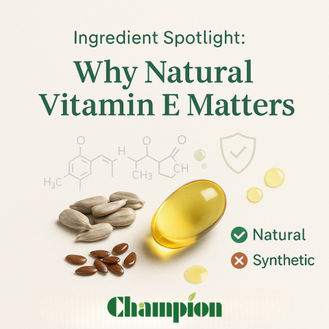 Ingredient Spotlight: Why Natural Vitamin E Matters for Premium Supplements