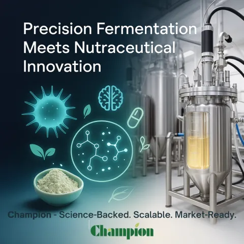Precision Fermentation and Nutraceutical Innovation: A Champion Perspective