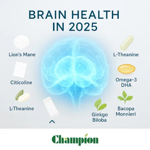 The Rise of Brain Health Supplements: Must-Have Ingredients in 2025