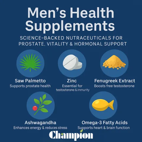 Men’s Health: Targeted Nutraceutical Solutions