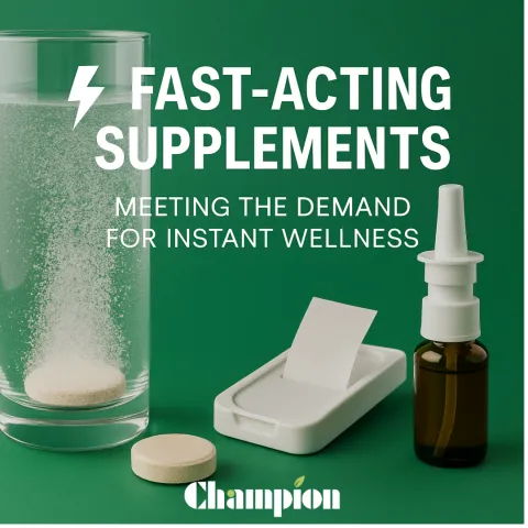 ⚡ Fast-Acting Supplements: Meeting the Demand for Instant Wellness