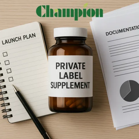 The Step-by-Step Guide to Private Label Supplement Launch with Champion