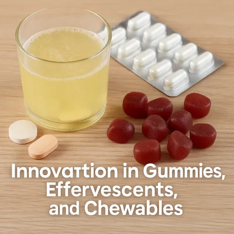 Innovation in Gummies, Effervescents, and Chewables