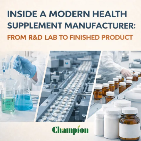Inside a Modern Health Supplement Manufacturer: From R&D Lab to Finished Product