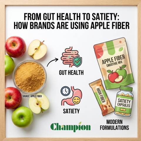 From Gut Health to Satiety: How Brands Are Using Apple Fiber in Modern Formulations